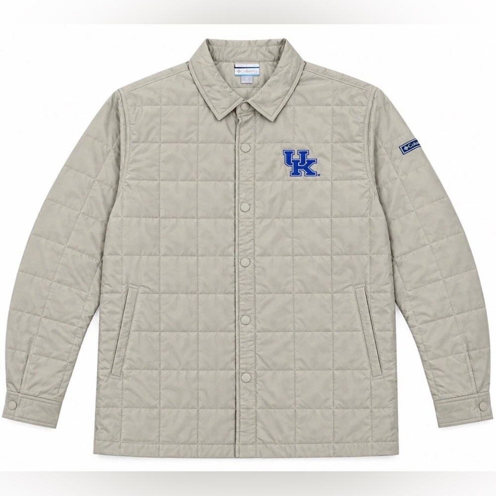 Kentucky Wildcats Columbia Campus Roam Quilted Shirt Jacket Men’s Size XL